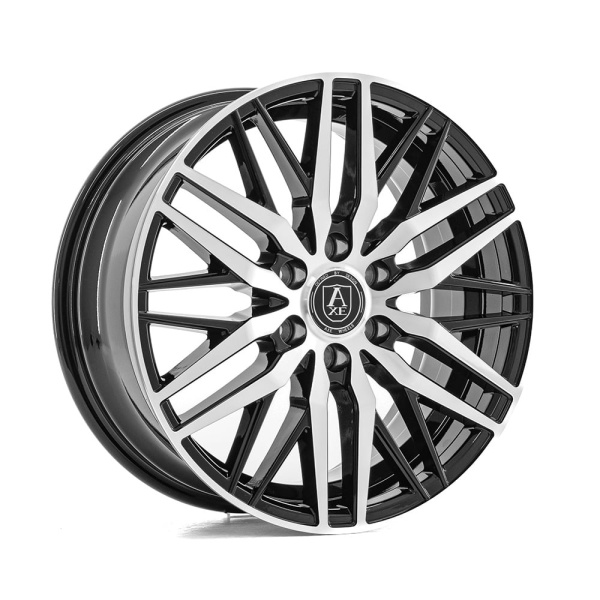 20'' Axe EX30T Gloss Black Polished Alloy Wheels