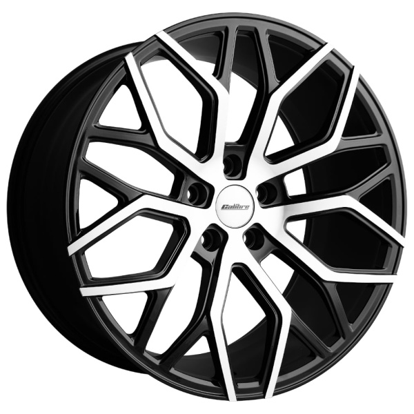 20'' Calibre CV2 Black Polished Alloy Wheels