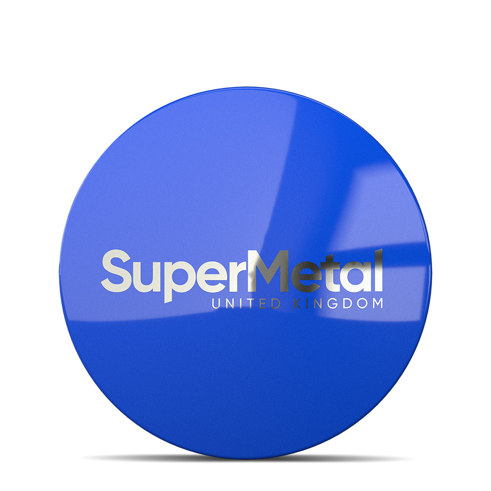 SuperMetal Centre Cap (D60) - Gloss Blue