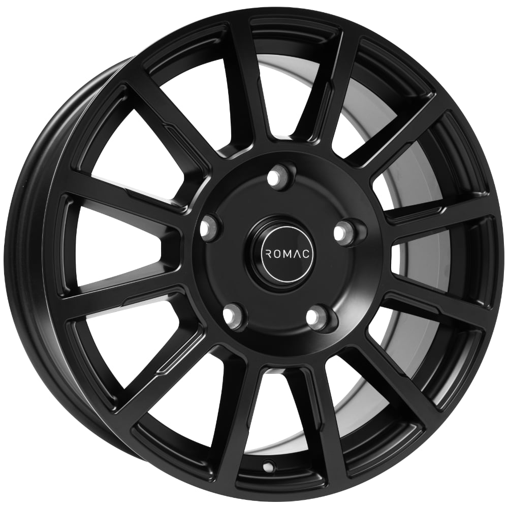 18'' Romac Stealth Satin Black Alloy Wheels