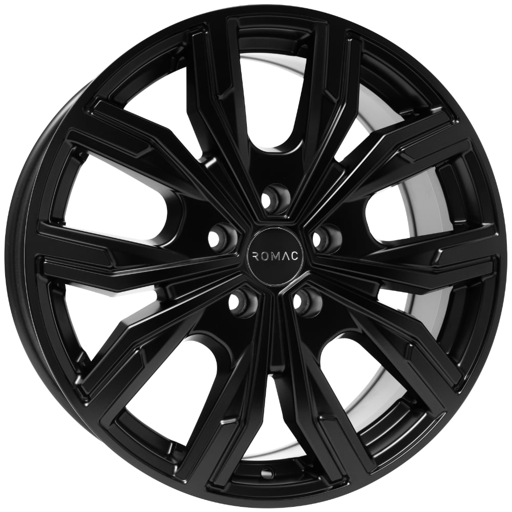 16'' Romac Torque Satin Black Alloy Wheels