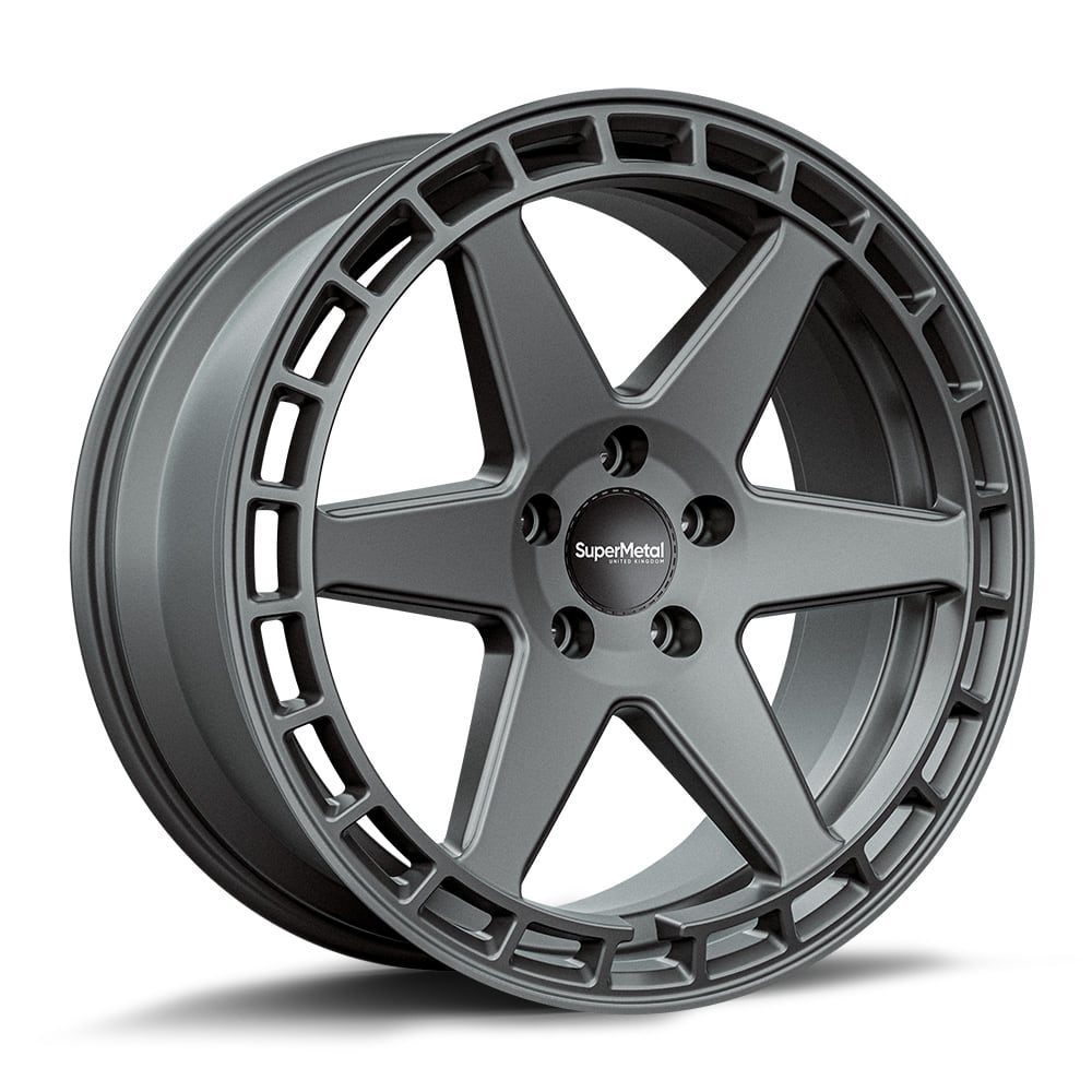 20'' SuperMetal Charger Ultra Matt Grey Alloy Wheels