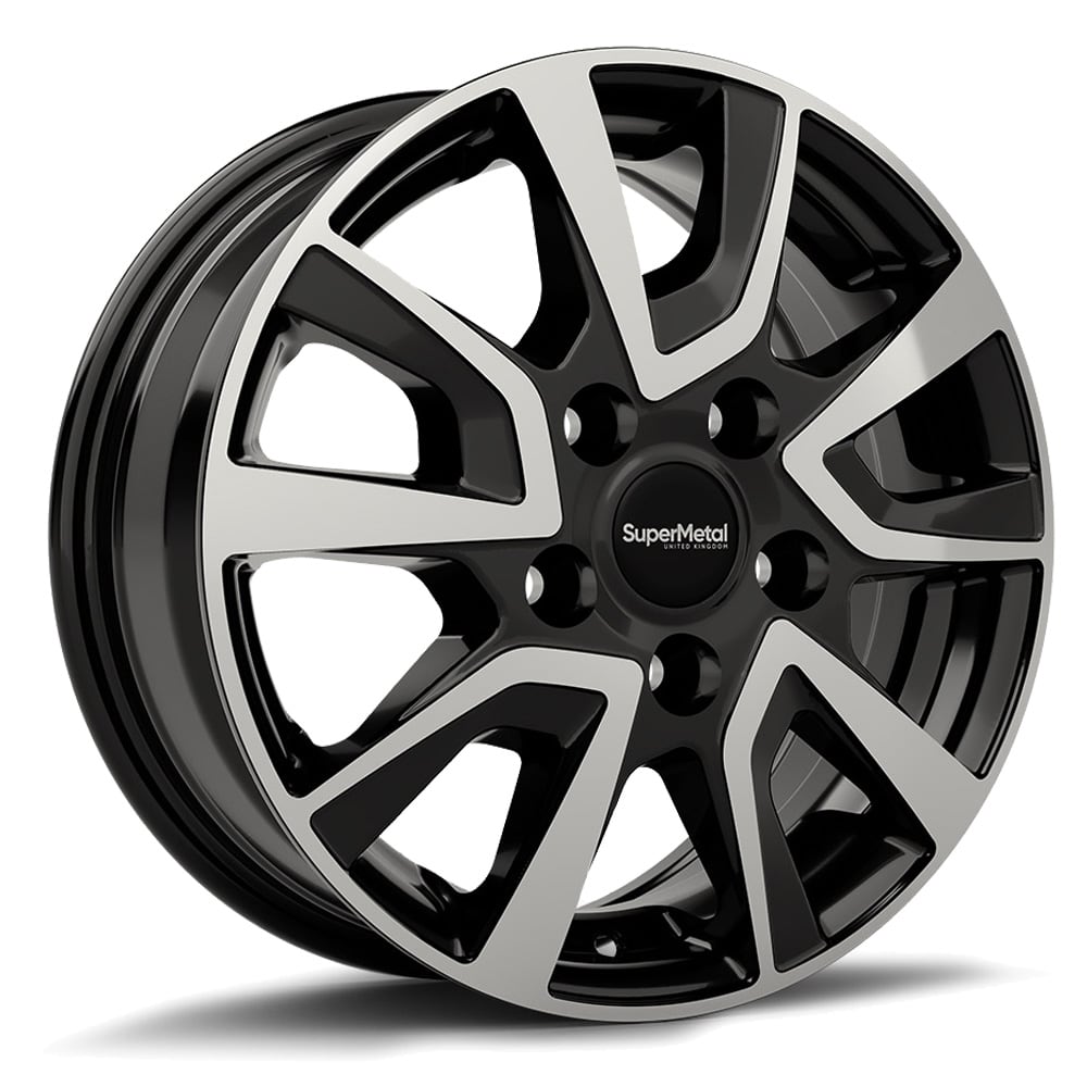 18'' SuperMetal Vault Gloss Black Polished Alloy Wheels