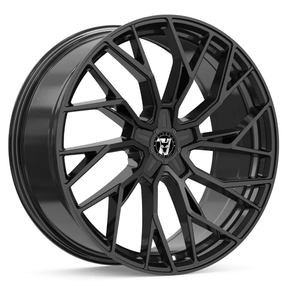 18'' Wolfrace 71 Voodoo Black Edition Gloss Raven Black Alloy Wheels
