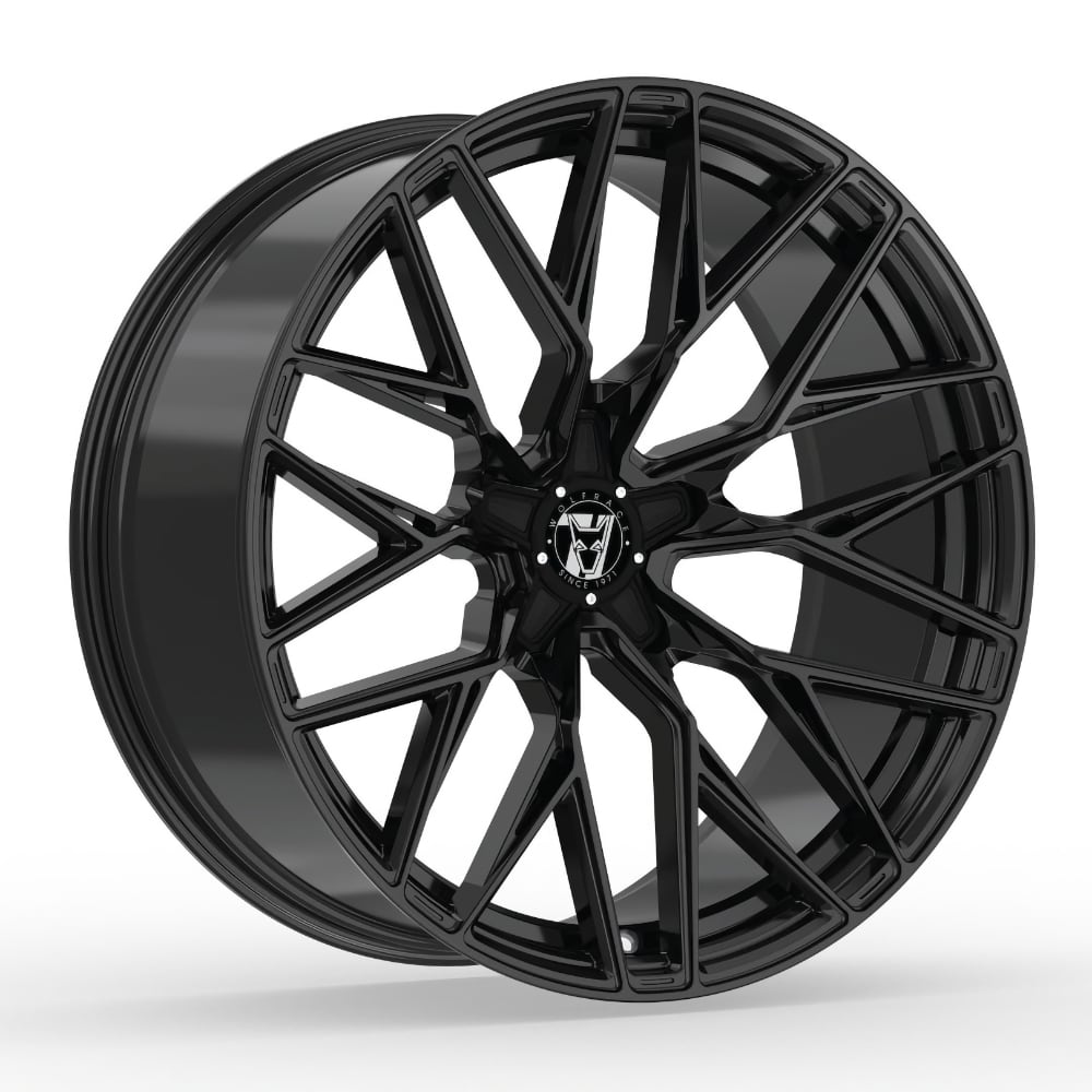 20'' Wolfrace 71 Wolfsburg GTR Black Edition - Gloss Raven Black Alloy Wheels