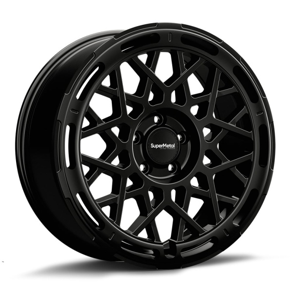 18'' SuperMetal Cage Matt Black Alloy Wheels