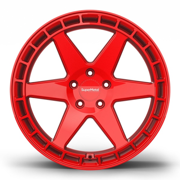 20'' SuperMetal Charger Revolution Red Alloy Wheels