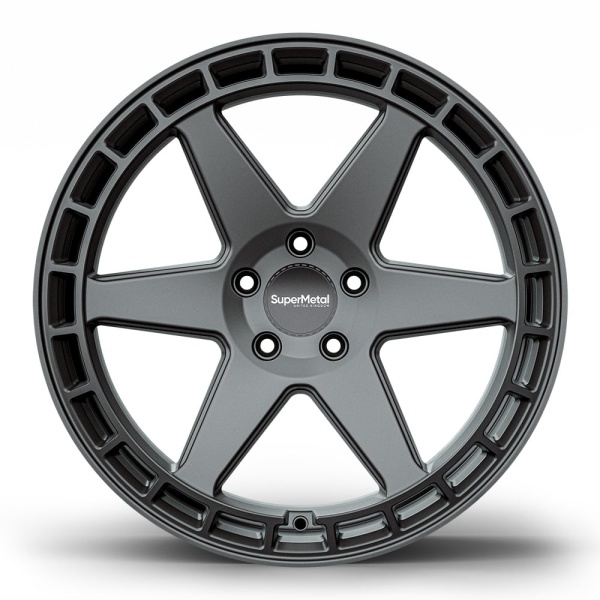 20'' SuperMetal Charger Ultra Matt Grey Alloy Wheels